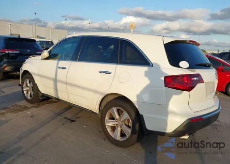 2013 Acura Mdx z USA, uszkodzony, nr VIN 2HNYD2H21DH517120